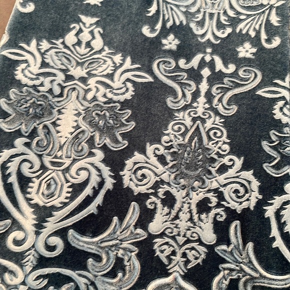 Flare Street Velvet Faerydae Flares New L 70’s Flower Power Free People Blue NEW - Picture 7 of 10